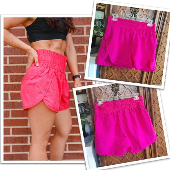 Zenana Outfitters Pants - Zenana Windbreaker Smocked Running Shorts - Size M, NWT!